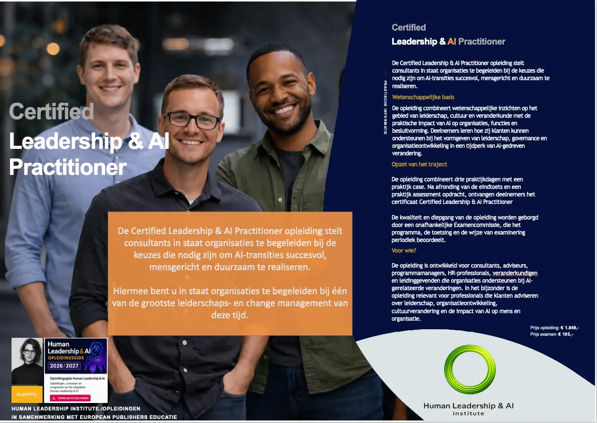Certified Human Leadership & AI Practitioner