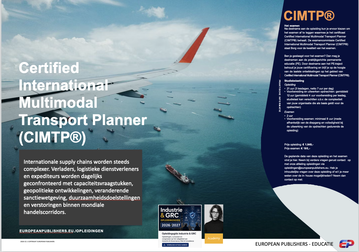 Certified International Multimodal Transport Planner (CIMTP®)