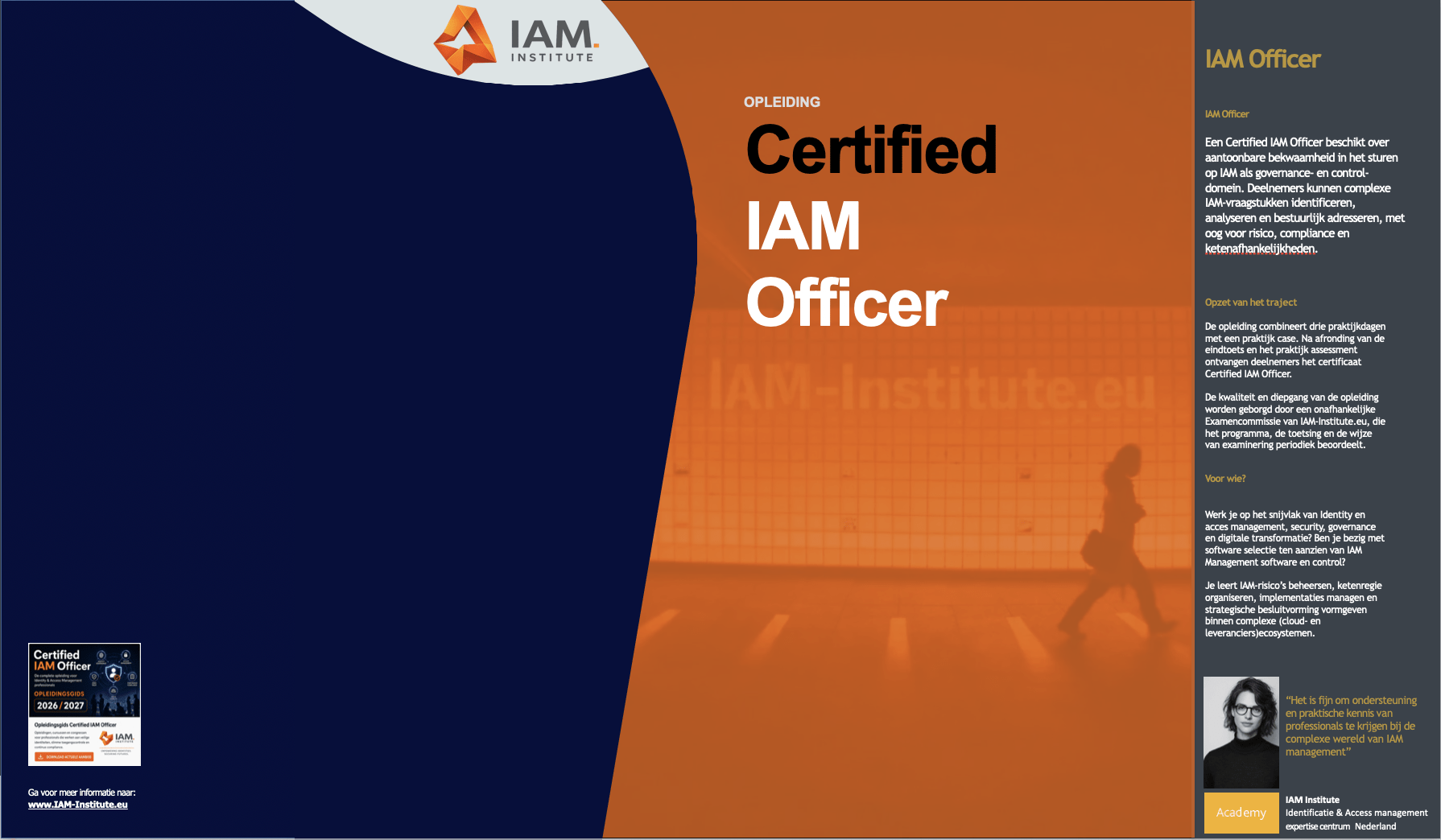 Certified IAM Officer (CIAMO®)