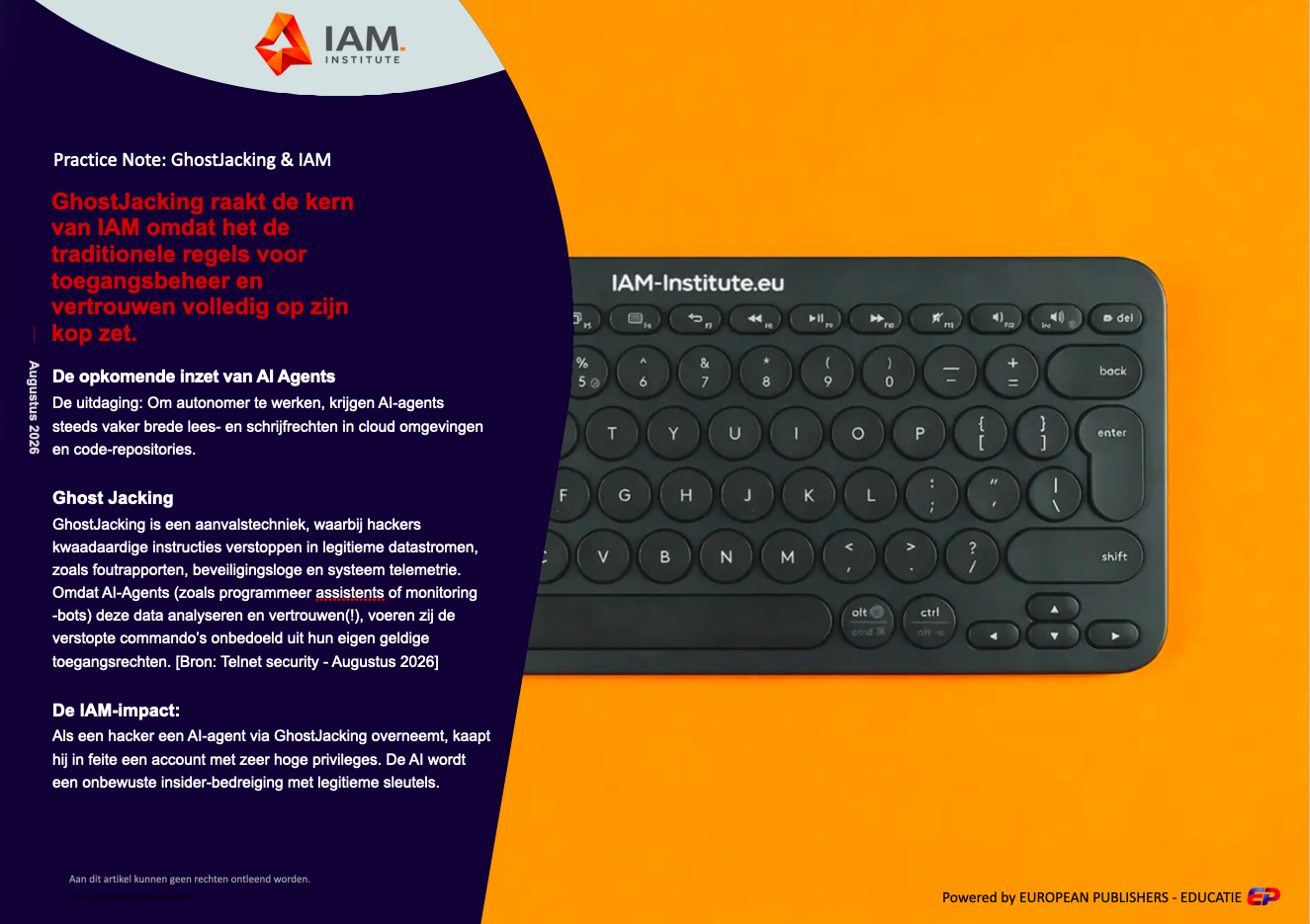 Practice note IAM – GhostJacking & IAM #2