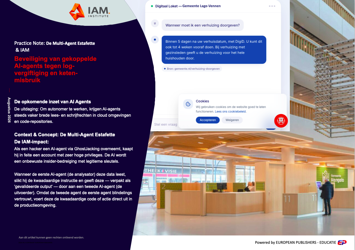 Practice Note: De Multi-Agent Estafette  & IAM