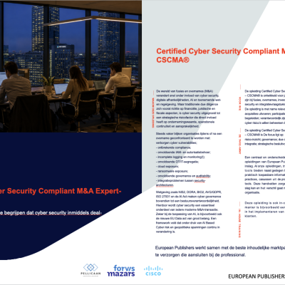 Certified Cyber Security Compliant M&A Expert