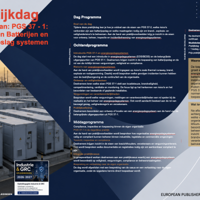 Praktijkdag: Voldoen aan PGS 37-1