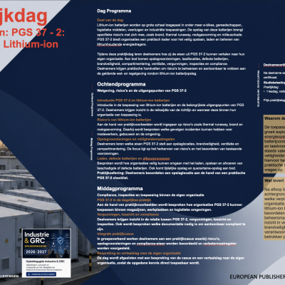 Praktijkdag: Voldoen aan PGS 37-2
