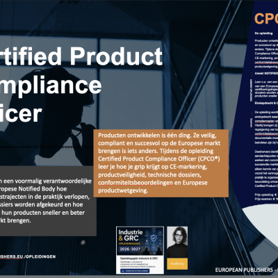 Certified Product Compliance Officer (CPCO®)